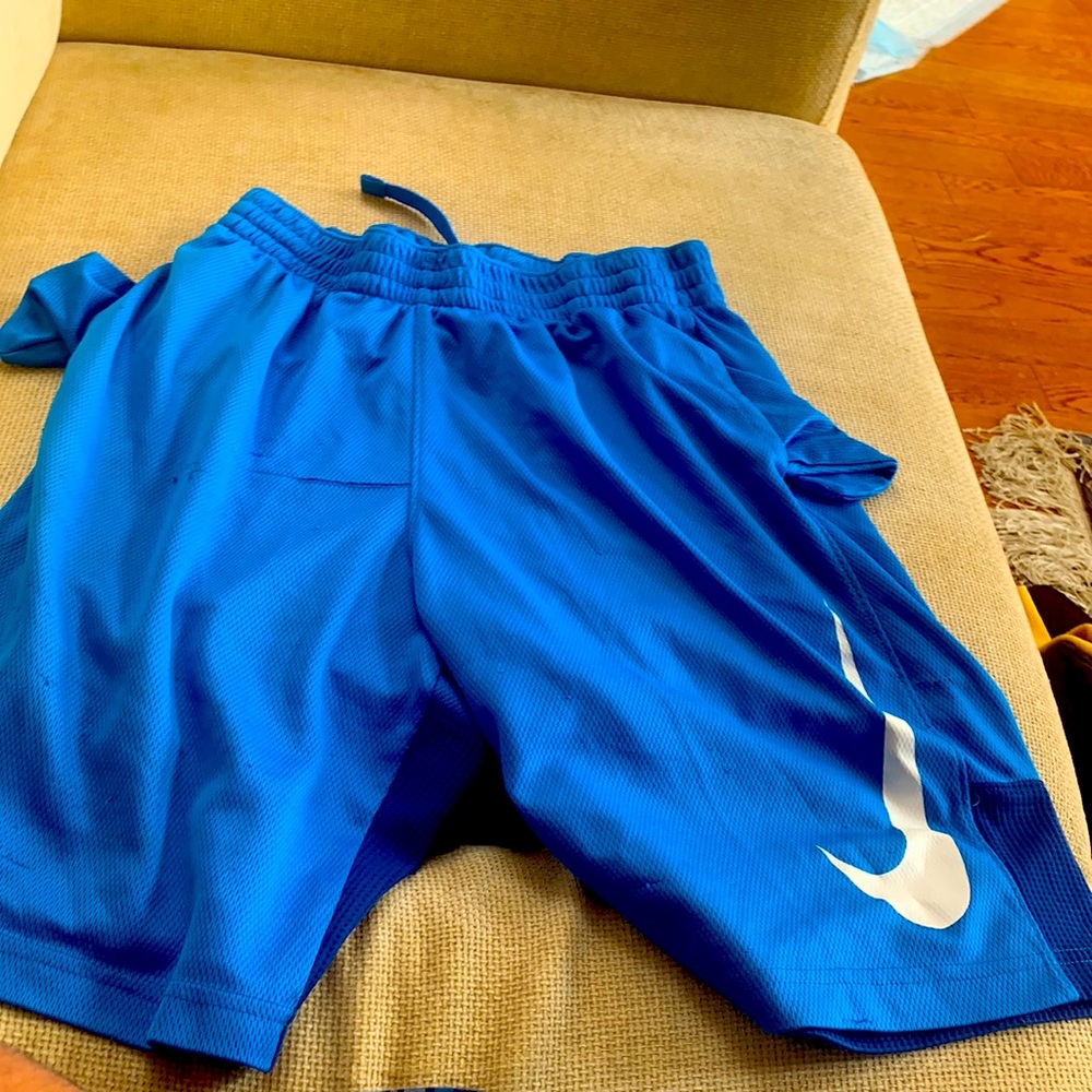 Blue Nike shorts men medium